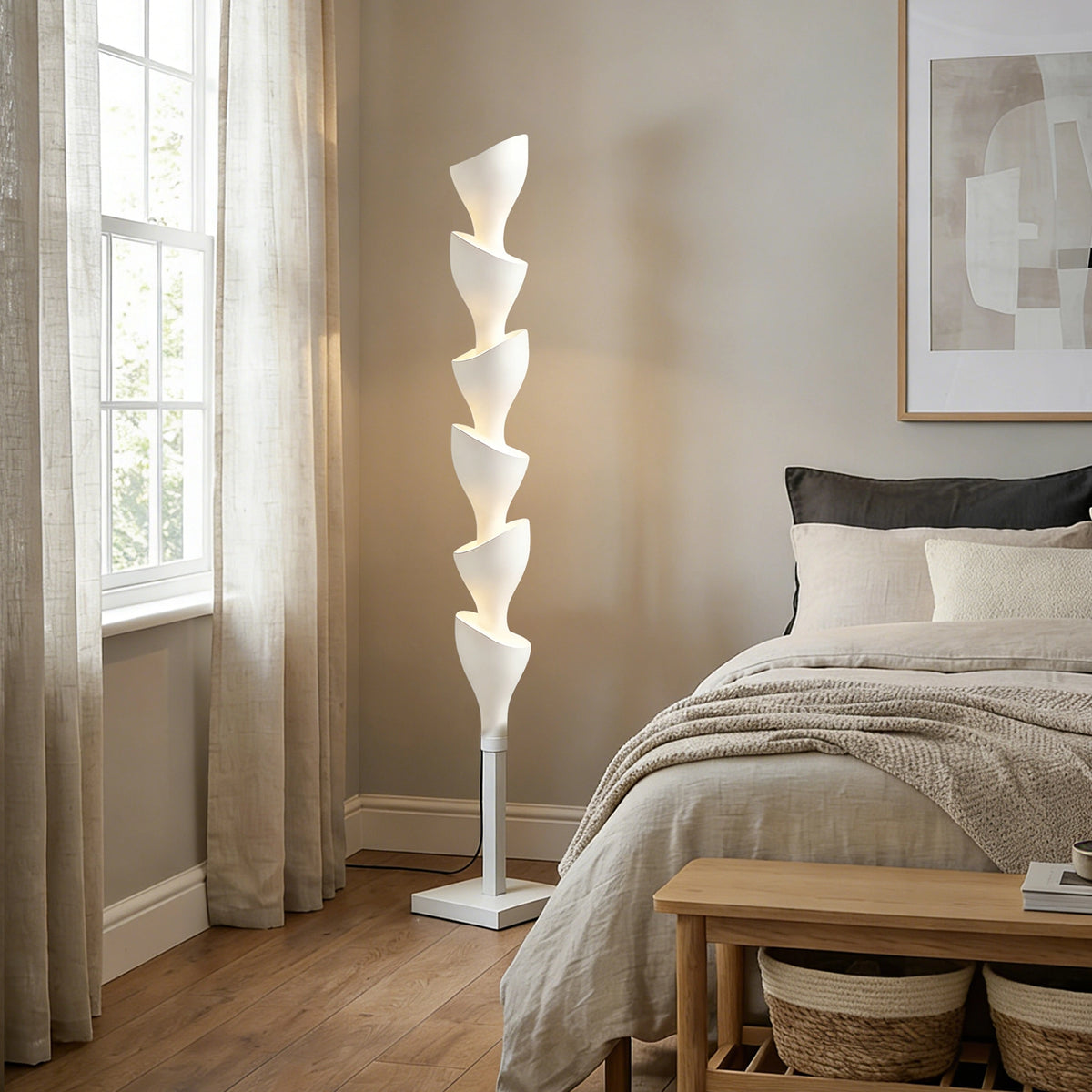 Spiral Sculpture Floor Lamp